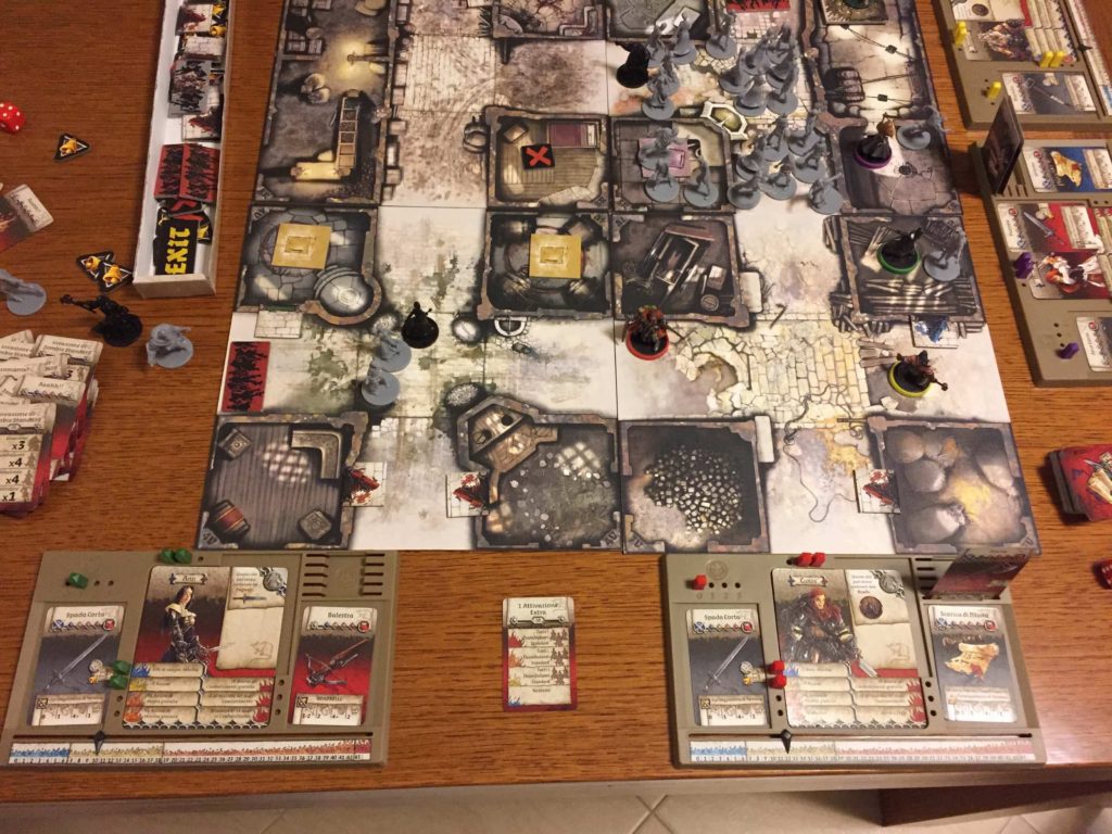 Gli eroi stanno per vedersela brutta in Zombicide Black Plague