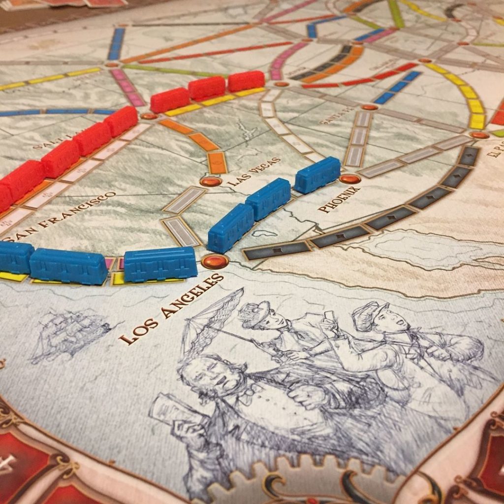 Ticket to ride in gioco