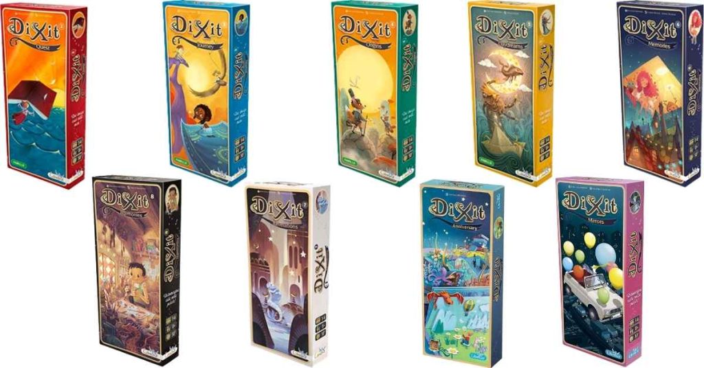 Dixit ed espansioni: il gioco dei narratori