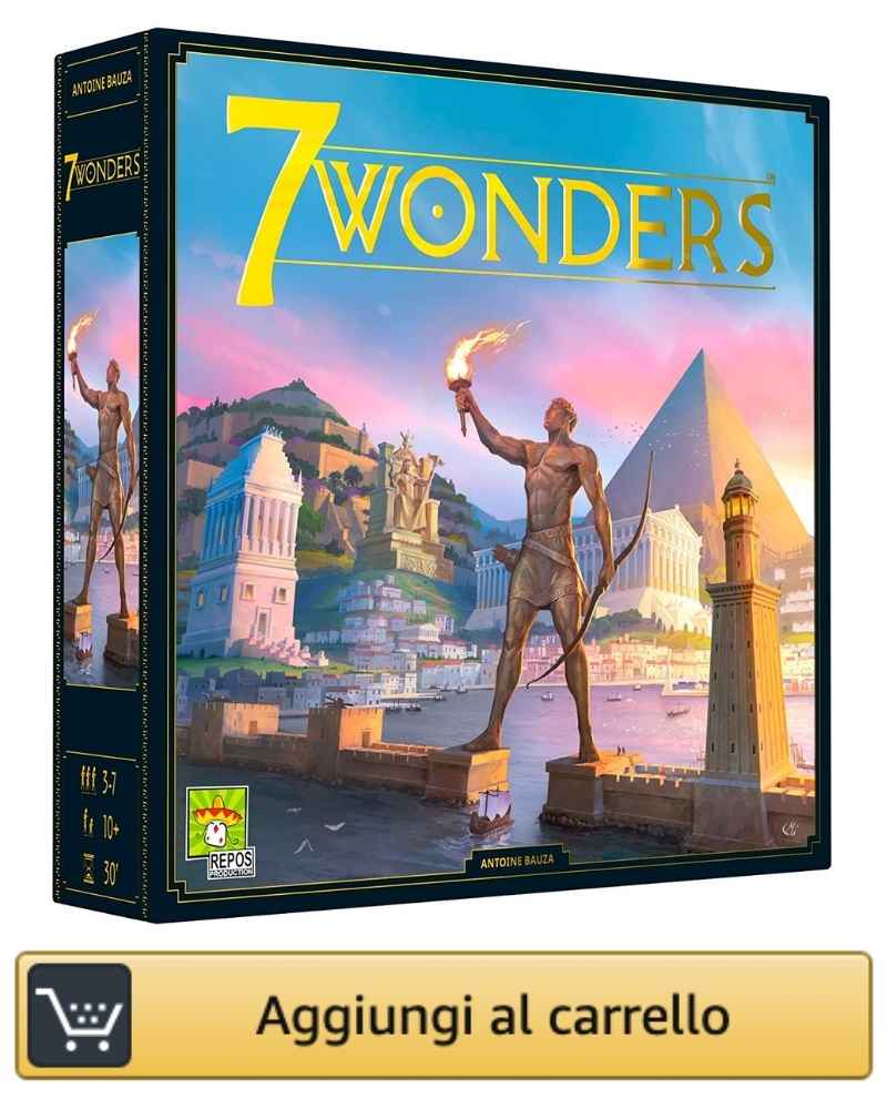 La scatola di 7 Wonders