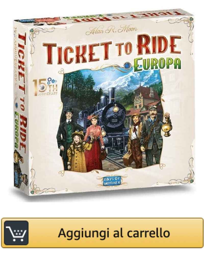 TICKET TO RIDE PRIMO VIAGGIO 8516, biglietto per guidare.. il